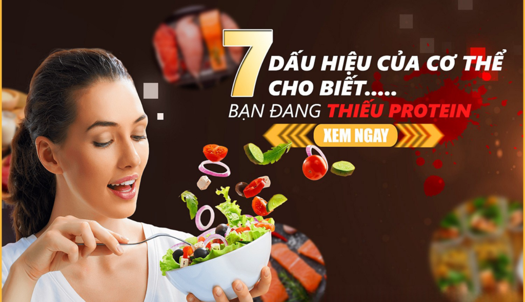 dấu hiệu thiếu protein