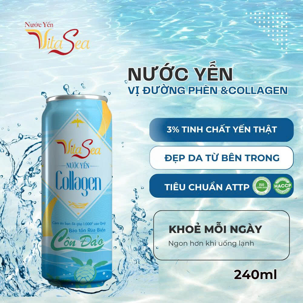 nước yến collagen Vitasea