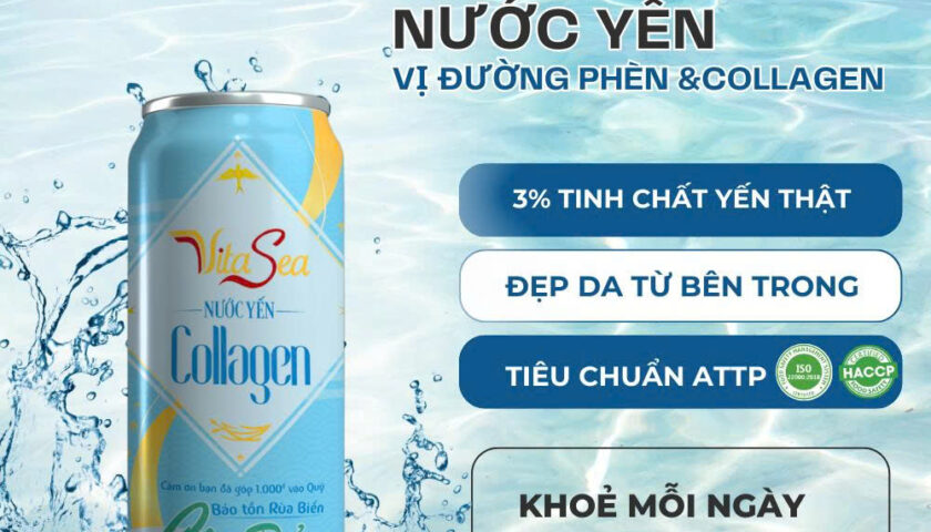 nước yến collagen Vitasea